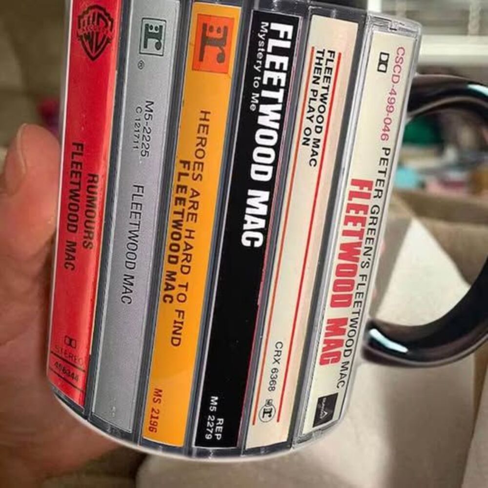 Fleetwood Mac Album Stack Coffee Mug - 11 fl oz, Brand New cup